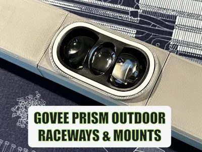 Govee Outdoor Prism Raceway & Mounts