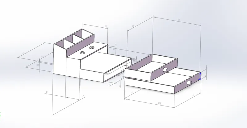 桌面文具盒（Desktop Stationery Box）
