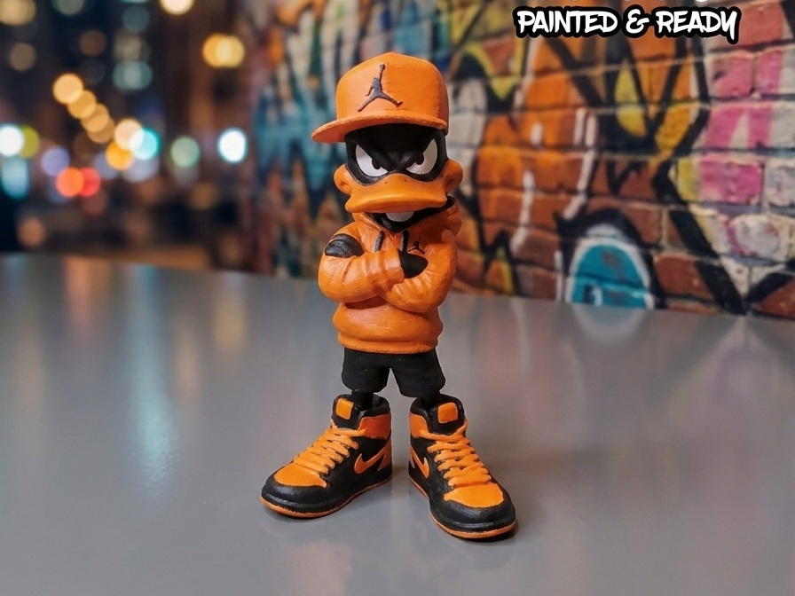 Ente im Streetwear-Look Urban Duffy Duck