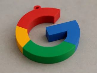 Google Logo's Keychain