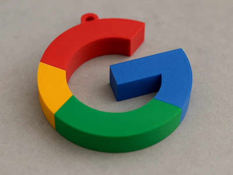 Google Logo's Keychain