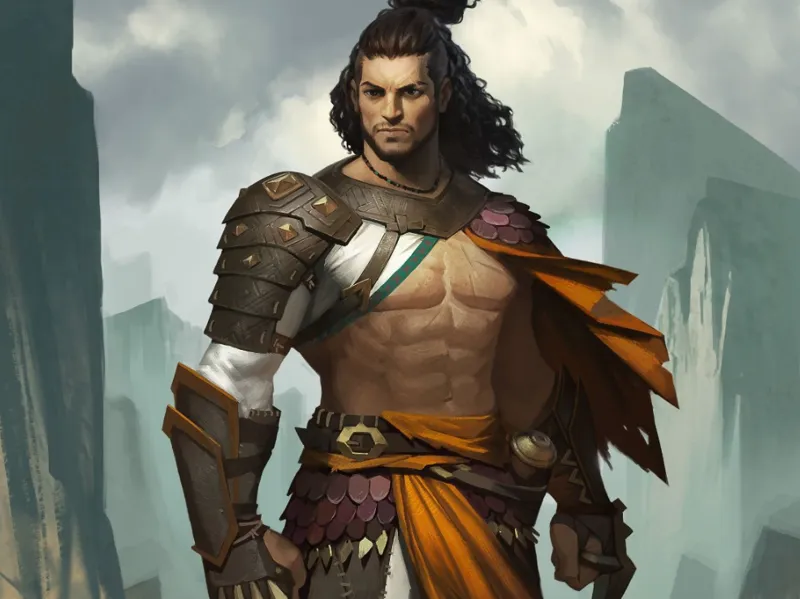 Dungeons and Dragons: Warrior miniature