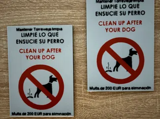 Sign-Clean up After Your Dog
