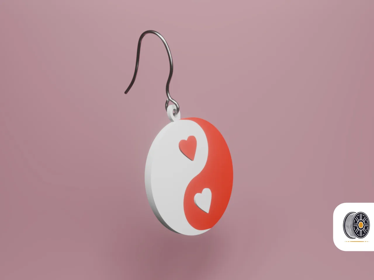Heart In Harmony | A valentine's day earring gift view 2