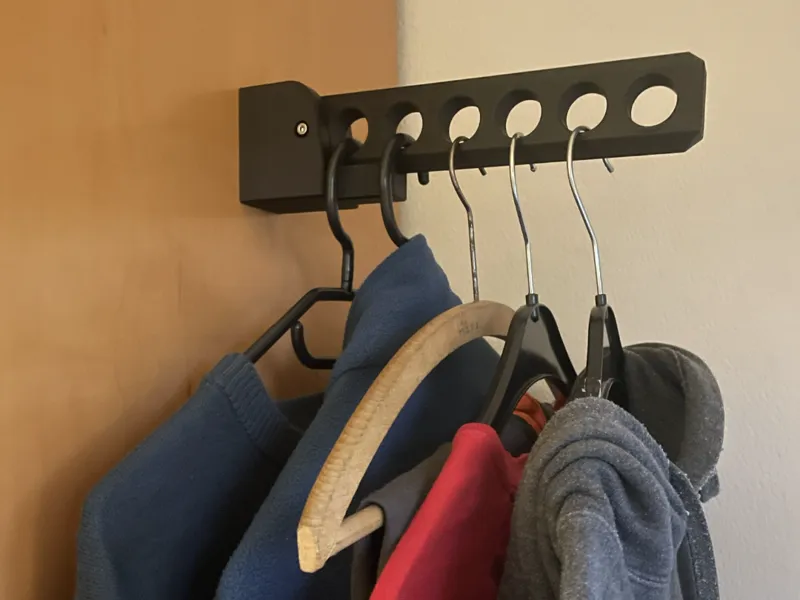 Klappbarer Kleiderhaken für Wandmontage