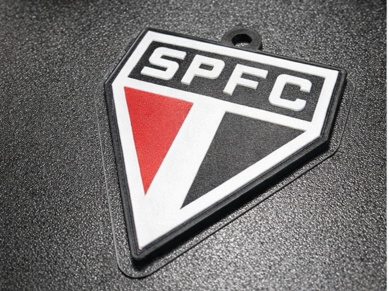São Paulo FC Crest Keychain – Multicolor Edition