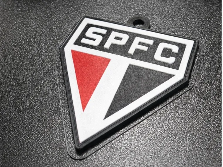São Paulo FC Crest Keychain – Multicolor Edition