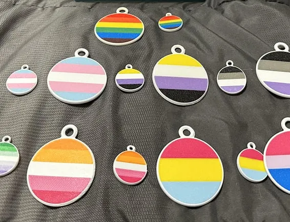 Pride Flag Keychains (1 AMS)