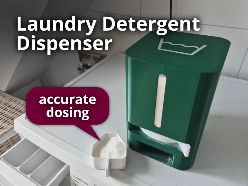 Tapa o cubierta: Laundry Detergent Dispenser - Custom Dose. Referencia del modelo original.