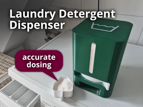 Tapa o cubierta: Laundry Detergent Dispenser - Custom Dose — referencia de MakerWorld