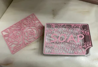 Soap Dish Floreal