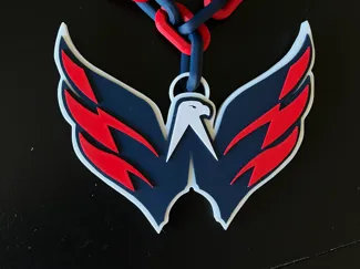 Washington Capitals Chain Link Necklace Pendant
