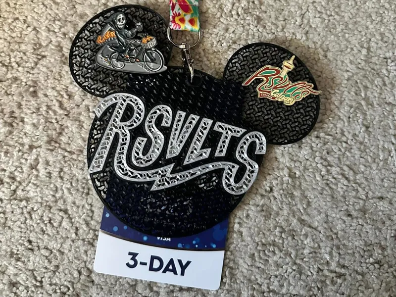 RSVLTS x Disney lanyard pin holder and keychain