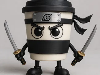 Cappuccino Assasino Brainrot + cup holder