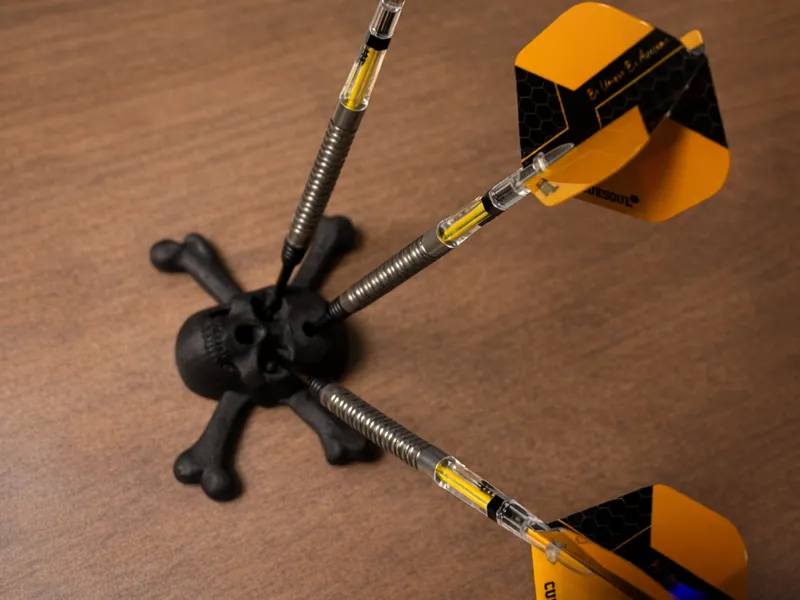 Skull and Crossbones Dart Holder