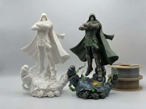 Figura decorativa: Dr. Doom - Dottor Doom - Marvel Figure — referencia de MakerWorld