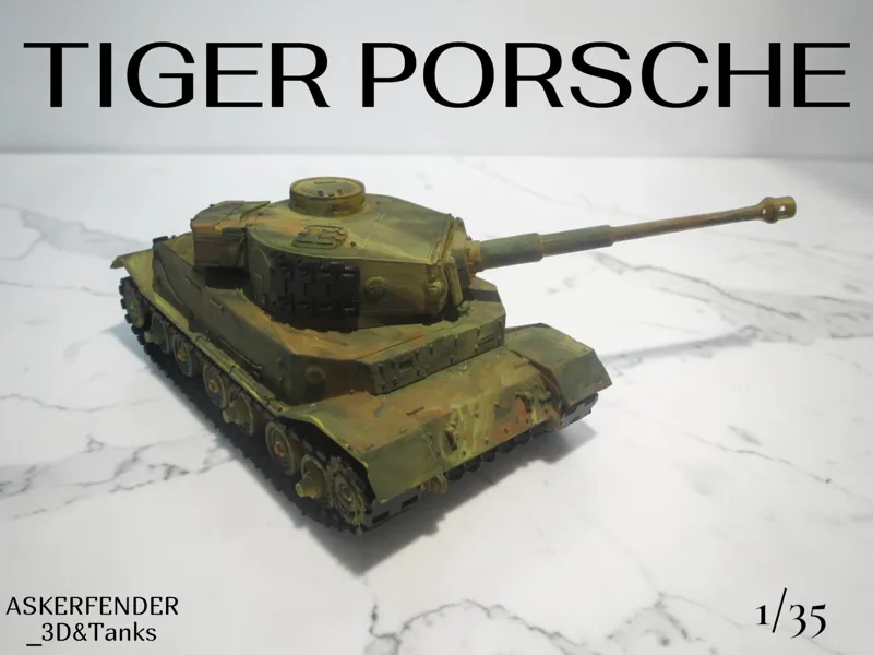 Tiger Porsche 003 1/35 Model
