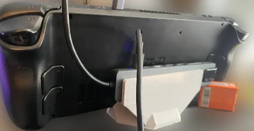 Steam Deck Stand with holder for hub