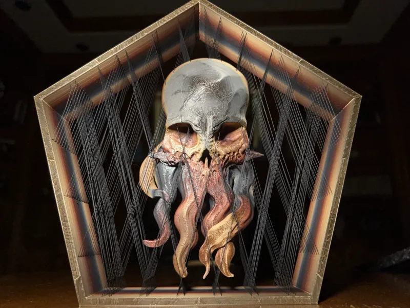 Suspended Tentacle Skull
