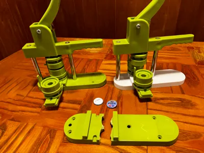 Button Maker Press Base (sliding mold) - Free 3D Print Model - MakerWorld