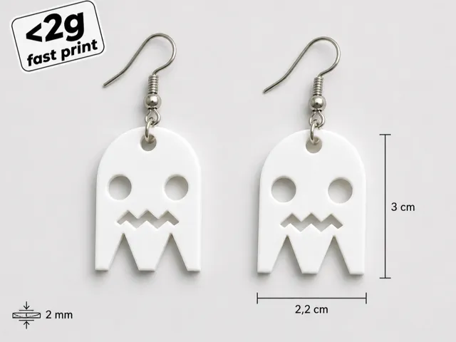 Ghost earrings