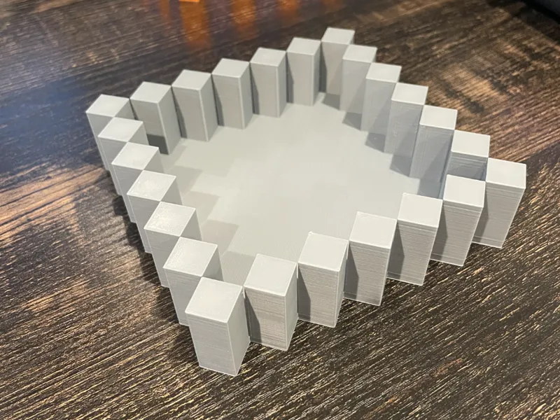 Square Cubic-Wall Tray