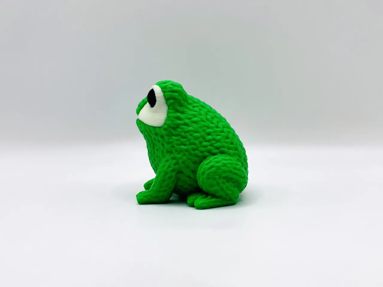 Knitted Toad view 2