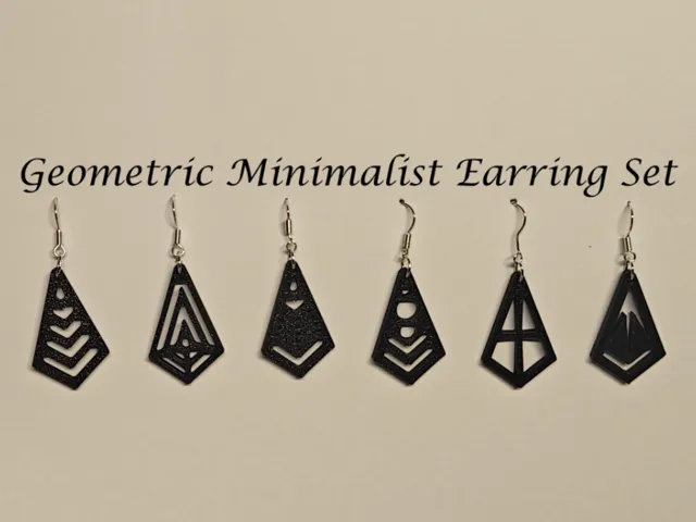 Geometric Minimalist Earring set