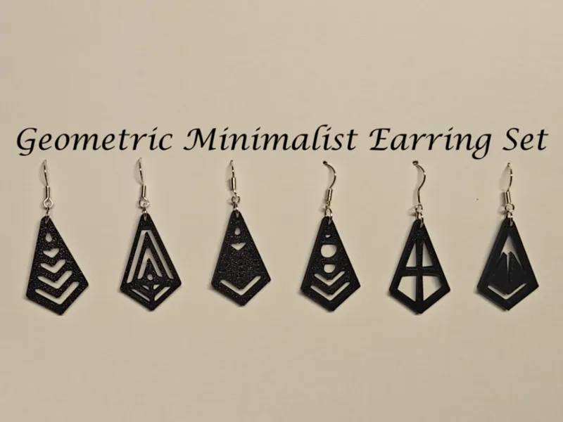 Geometric Minimalist Earring set