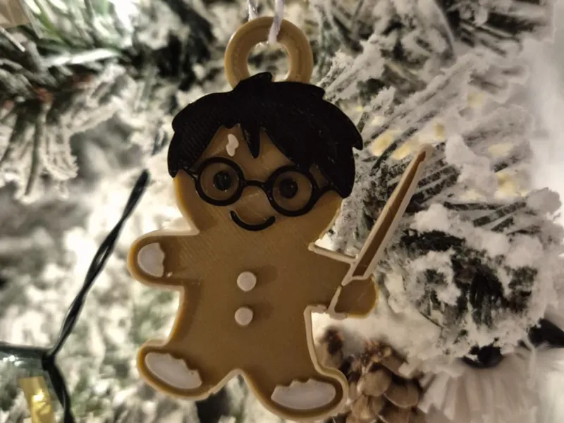 Harry Potter Gingerbread Christmas Ornament 