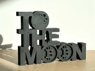To the moon bitcoin