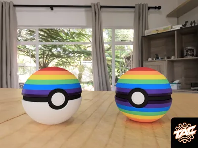 Rainbow Pokeball