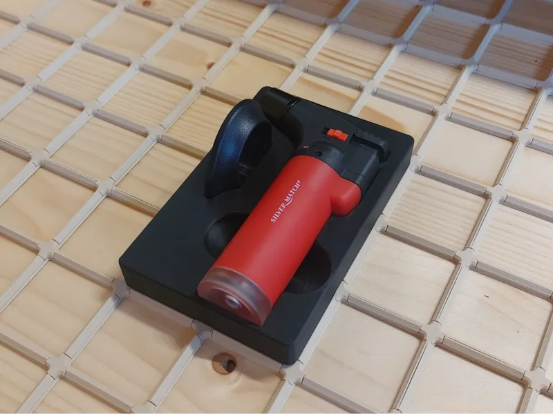 Gridfinity box for mini butane torch