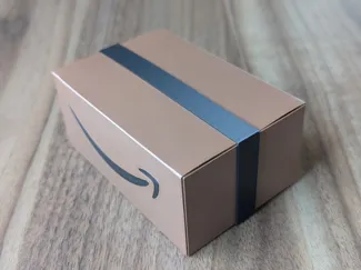 Foldable Amazon cardboard box for giftcard
