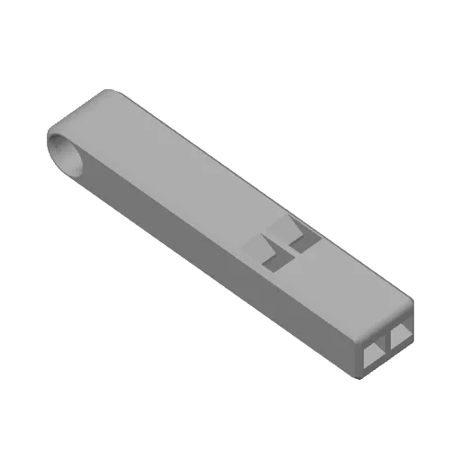 Keychain whistle