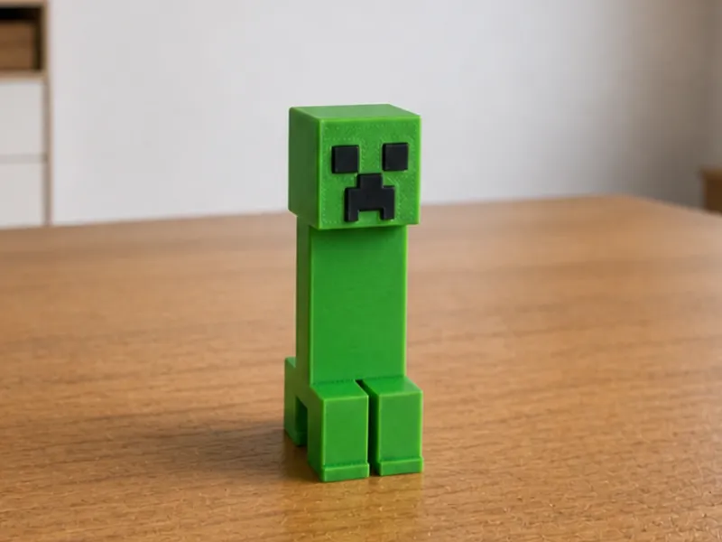 Creeper mit Augen und Mund