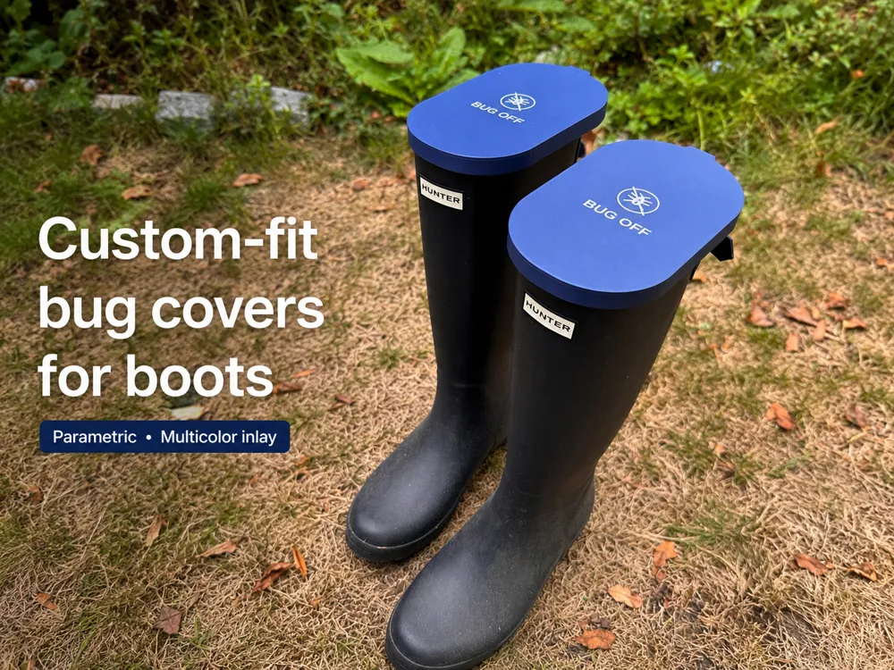 Tapa o cubierta: Parametric Boot Bug Cover | Custom Fit. Referencia del modelo original.