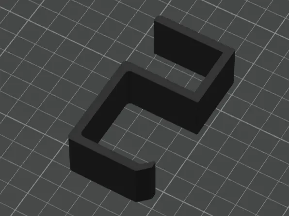 Headphone hanger (25mm table/desktop)
