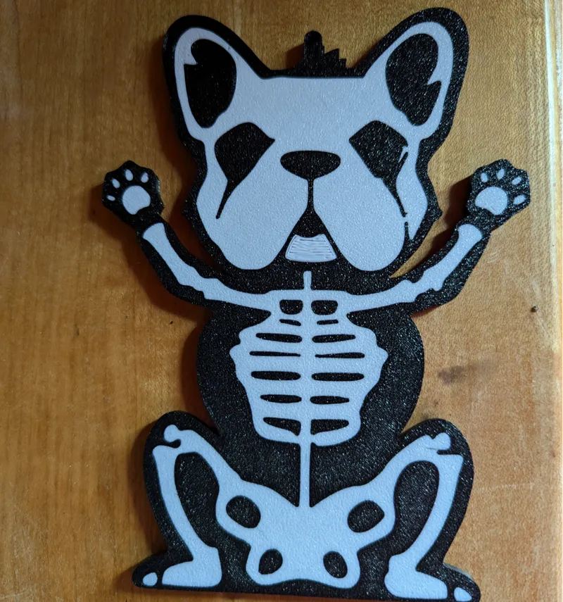French Bulldog Skeleton
