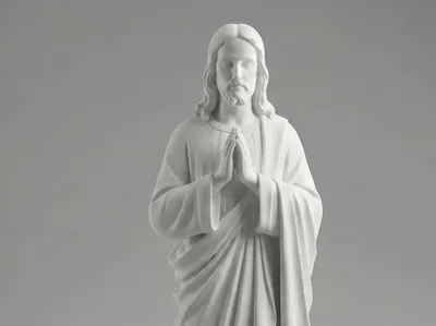 Minimalist Jesus Christ Figurine