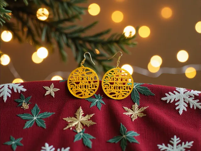 Merry and bright earrings