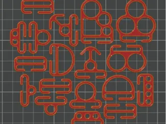 Molle clip collection