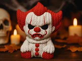 Knitted Horror Clown