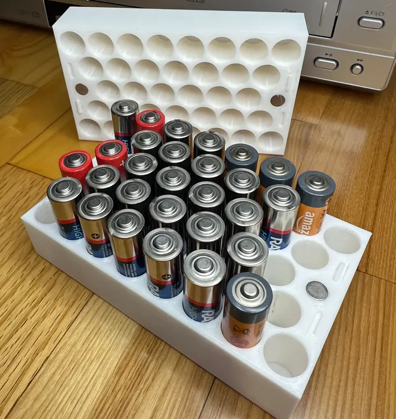 AA Battery Storage Case