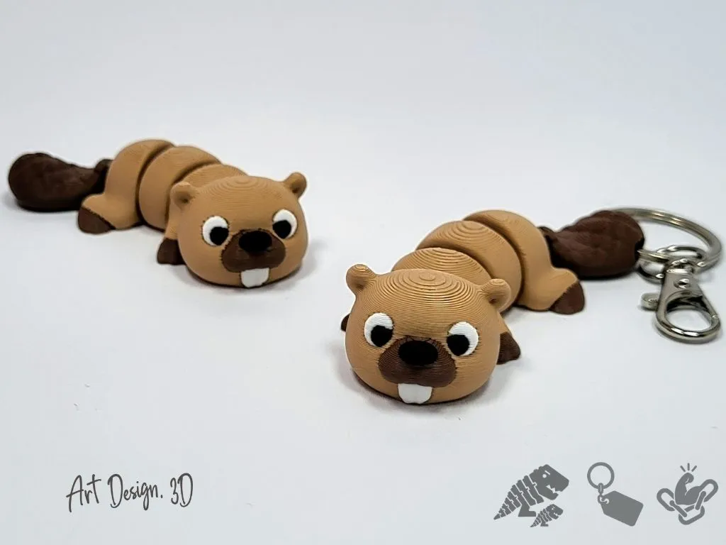 Articulated Beaver - Strong Joints - Free 3D Print Model - MakerWorld