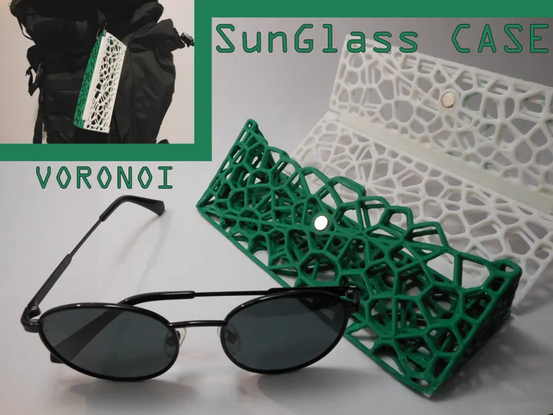 SunGlass Case - Voronoi