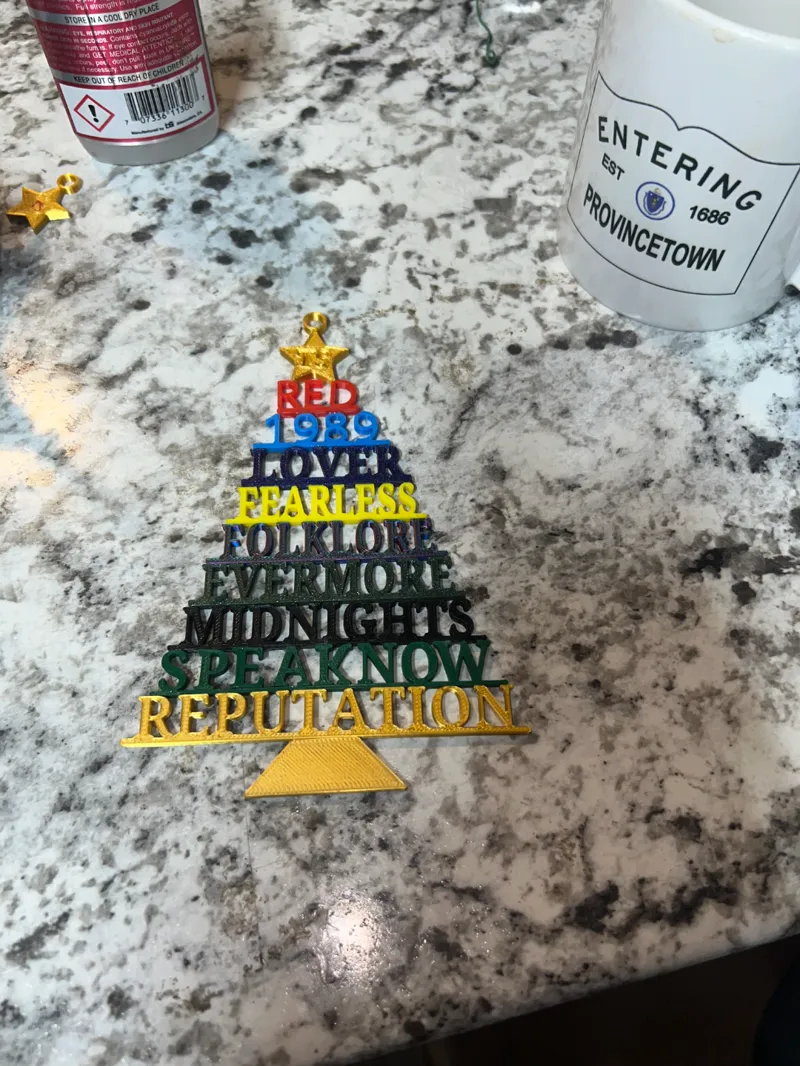 Taylor Album Ornament