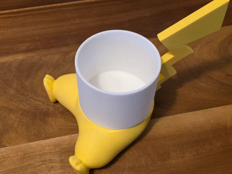 Pikachu Mug Square Corcelain Base
