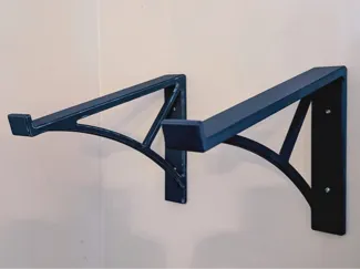 Wall Brackets for Laptop, angled shelf bracket