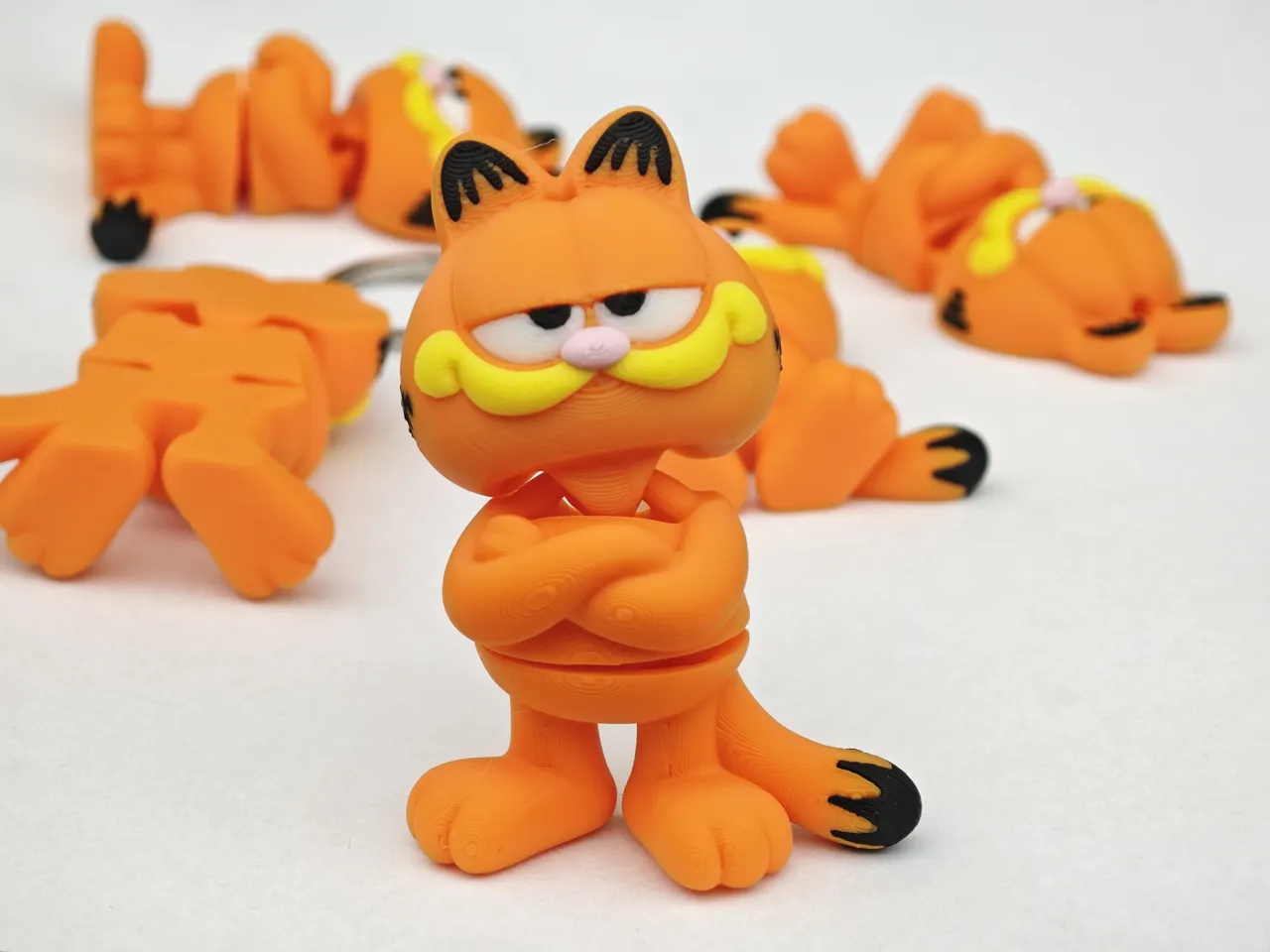 Garfield – Smiling Mini Flexi with Tail view 4